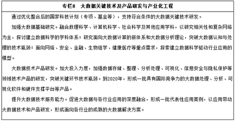 大數(shù)據(jù)驅(qū)動金融知識流程外包新發(fā)展——解讀國發(fā)〔2015〕50號《促進(jìn)大數(shù)據(jù)發(fā)展行動綱要》